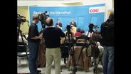 Eine CDU-Pressekonferenz  