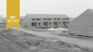 Rohbauten einer Siedlung mit Mehrfamilienhäusern in Osnabrück (1964)  