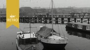 Blick über den Kutterhafen in Kiel-Wellingsdorf (1964)  