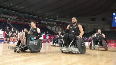 Neuseelands Rollstuhlrugby-Team  