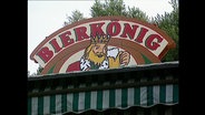 Schild der Kneipe "Bierkönig" auf Mallorca  