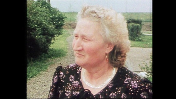 Hermine Eilers, die letzte Bewohnerin von Inhausersiel  