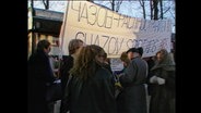 Proteste gegen die Friedensnobelpreisverleihung an Tschasow  