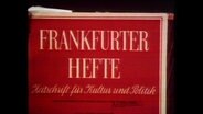 Cover der Zeitschrift "Frankfurter Hefte"  