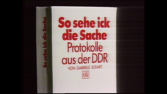 Buchcover: "So sehe ick die Sache. Protokolle aus der DDR"  