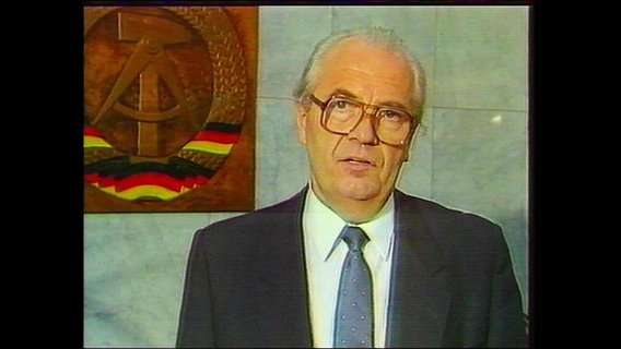 Ewald Moldt, Leiter der Ständigen Vertretung der DDR in Bonn  
