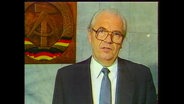 Ewald Moldt, Leiter der Ständigen Vertretung der DDR in Bonn  