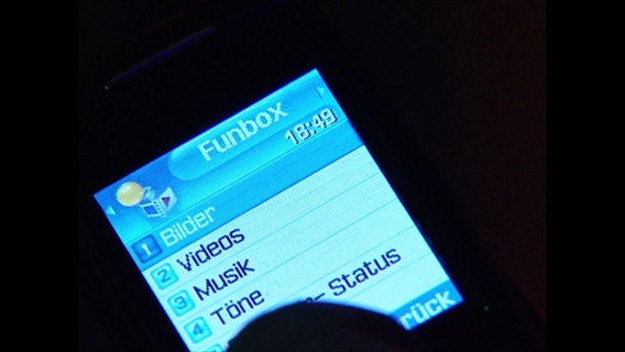 Ein Handydisplay  