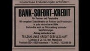 Anzeige einer Kreditvermittlung  