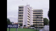 Das Gelände der Polizei Hanau 1983  