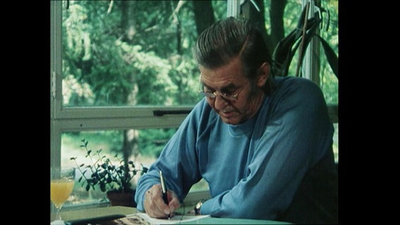 Der Schriftsteller Peter Schult  