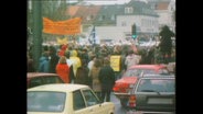 Demonsration der Friedensbewegung 1983  