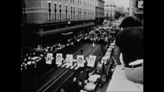 Protest gegen das Franco-Regime (Archivbild) © NDR 
