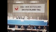 Bühne beim Deutschland-Tag der Jungen Union 1974  