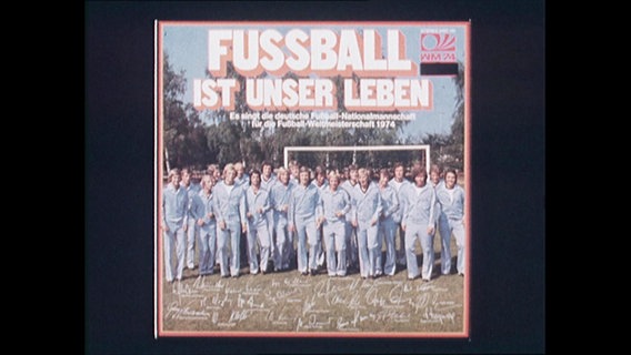 Plattencover "Fußball ist unser Leben"  