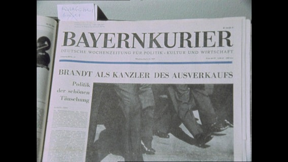 Eine Ausgabe des Bayernkuriers (Archivbild)  