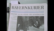 Eine Ausgabe des Bayernkuriers (Archivbild)  