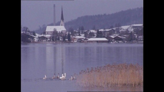 Blick auf den bayerischen Schliersee  
