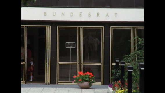 Gebäude des Bundesrates in Bonn 1971  