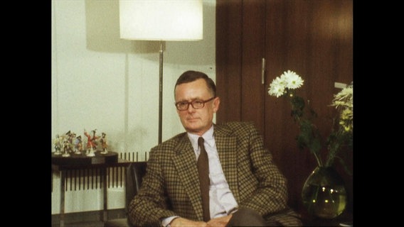 Minister Karl Schiller im Interview (Archivbild)  