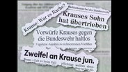 Zeitungsausschnitte über Rechtsradikalismus in der Bundeswehr  