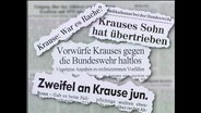 Zeitungsausschnitte über Rechtsradikalismus in der Bundeswehr  