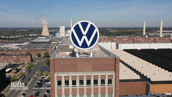 Das Betriebsgelände des Automobilkonzerns VW.  