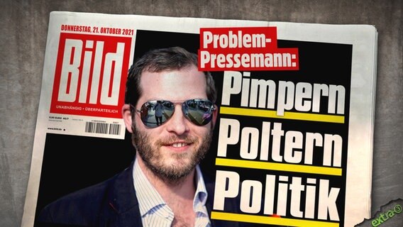 Ex-Bild-Chef Julian Reichelt auf Titelseite: Problem-Pressemann - Pimpern, Poltern, Politik  