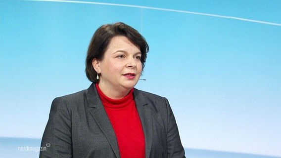 Sozialministerin von MV Stefanie Drese (SPD) im Interview beim Nordmagazin am 30.10.2021  