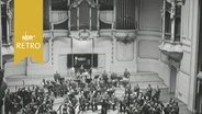 Jazzkonzert mit dem Heeresmusikkorps der Bundeswehr spielt in der Hamburger Musikhalle 1960  