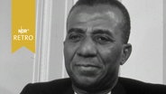 Togos Staatspräsident Sylvanus Olympio im Fernsehinterview 1961  