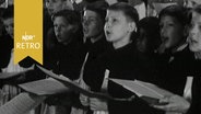 Knabenchor St. Petri zu Hamburg bei einem Konzert 1961  