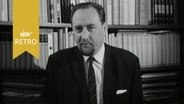 Intendant Günther Penzoldt 1965 bei einem Fernsehauftritt  