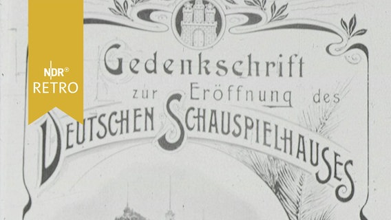 "Gedenkschirft zur Eröffnung des Deutschen Schauspielhauses Hamburg" von 1900  
