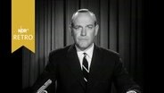 Wilhelm-Ernst Freiherr von Cramm (DP), bei einer Walhsendung im NDR (1963)  