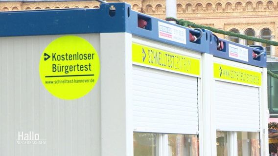 Ein Schnelltestzentrum in Hannover  