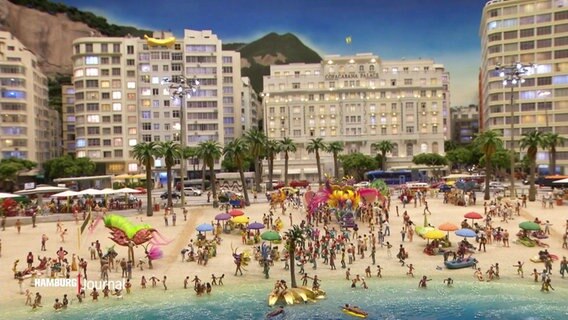 Die Copacabana als Modell im Miniatur Wunderland.  