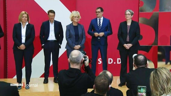 Kandidaten für Ministerposten der SPD.  