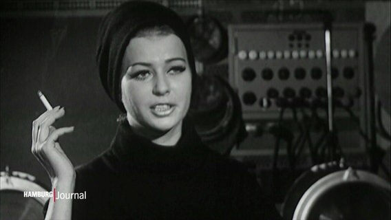 Fotomodel Bruni Eggert in einem Interview in den 1960ern. © Screenshot 