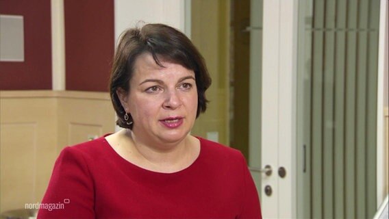 Gesundheitsministerin Stefanie Drese im Interview. © Screenshot 