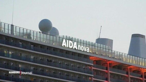 Kreuzfahrtschiff "Aida nova". © Screenshot 