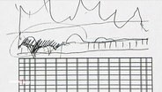 Eine sehr grobe Skizze der Elbphilharmonie. © Screenshot 