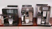 Kaffeevollautomaten verschiedener Marken © Screenshot 