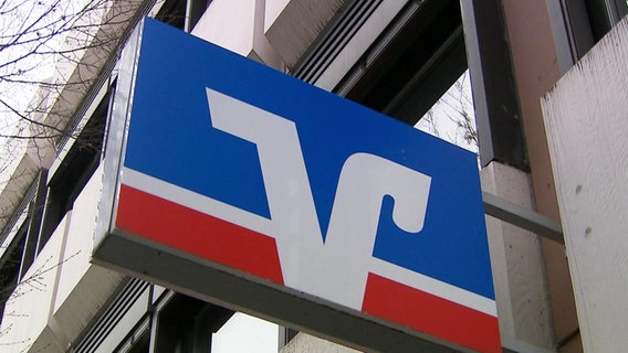 Eine Filiale der Volksbank © Screenshot 