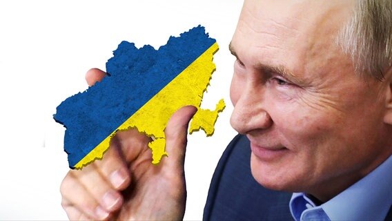 Putin hat die Ukraine in der Hand. © Screenshot 