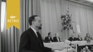 Edgard Pisani, französischer Landwirtschaftsminister 1983, auf einer Tagung in Hamburg © Screenshot 