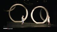 Das Bühnenbild von "Olympia" im Altonaer Theater © Screenshot 