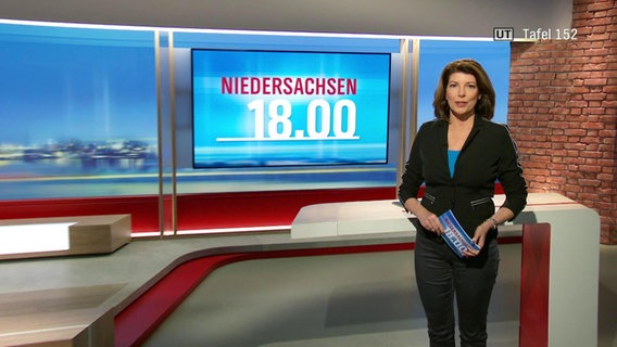 Sandrine Harder moderiert Niedersachsen 18.00. © Screenshot 