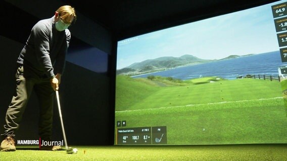 Ein simuliertes Golfspiel © Screenshot 