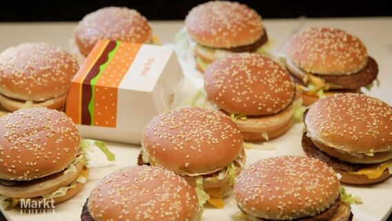 "Big Mac" Burger der Fastfood-Kette Mc Donalds © Screenshot 